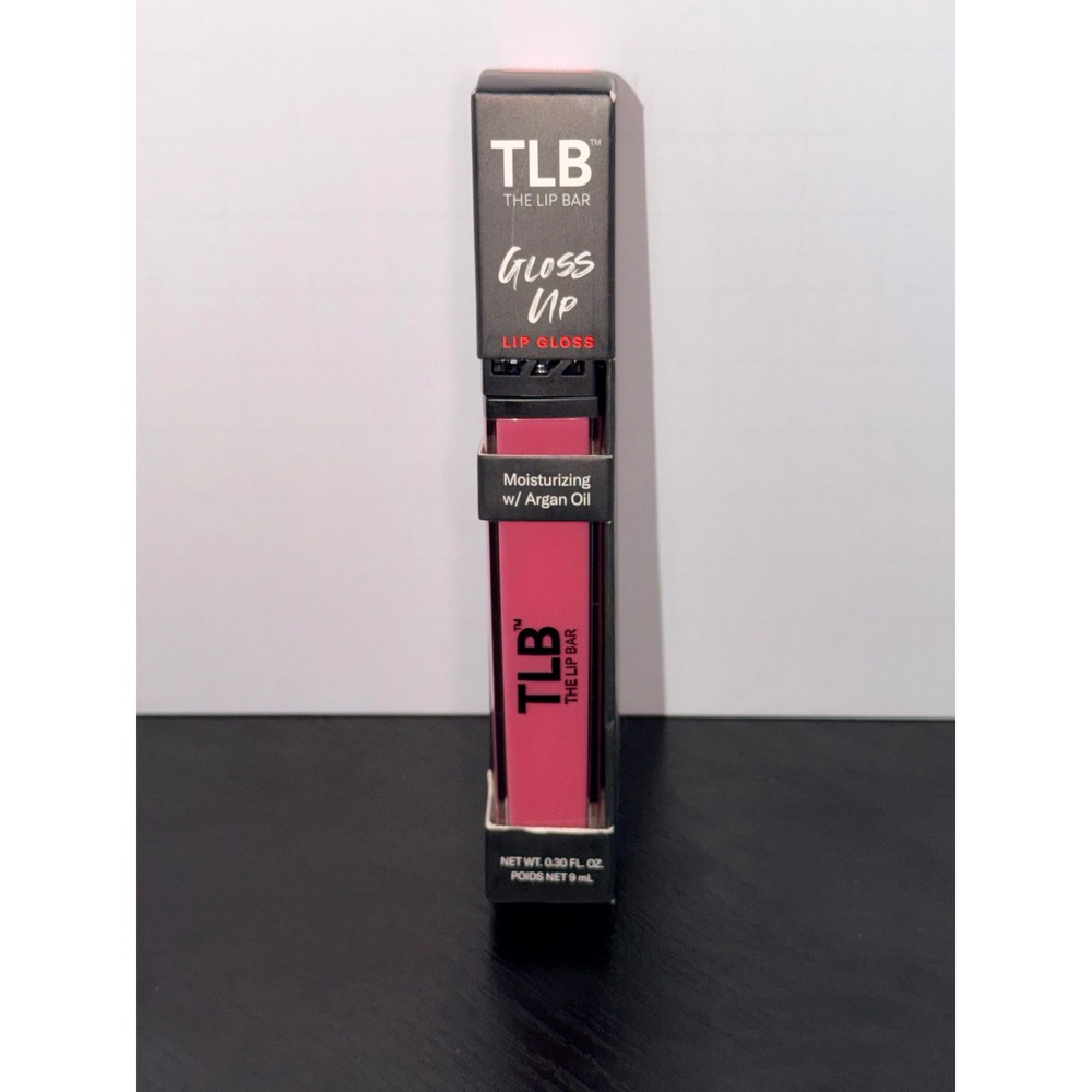 TLB The Lip Bar Gloss Up Lip Gloss Show Stopper Pink Moisturizing Argan Oil